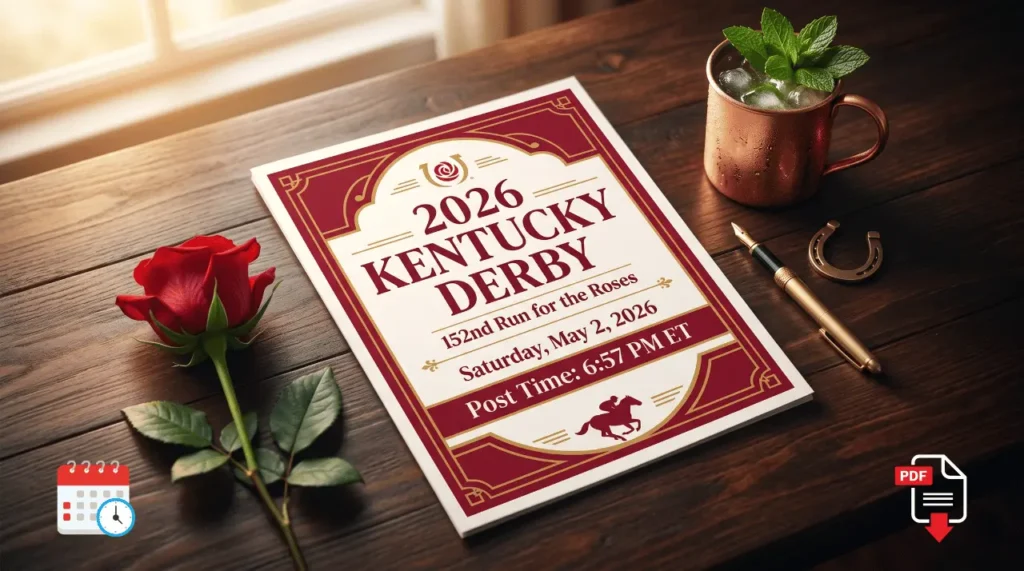 Kentucky Derby 2026 Schedule