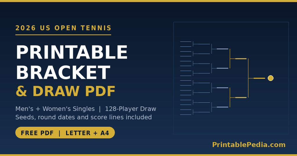 US Open Draw 2026 PDF